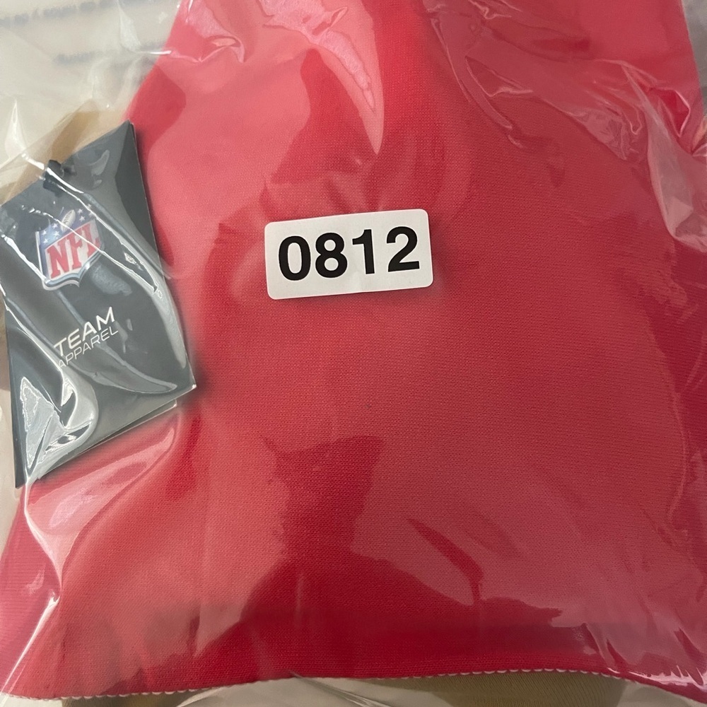 Nike San Francisco 49ers Scarlet & Gold Historic Raglan Crew Sweatshirt Men’s S - Picture 6 of 6